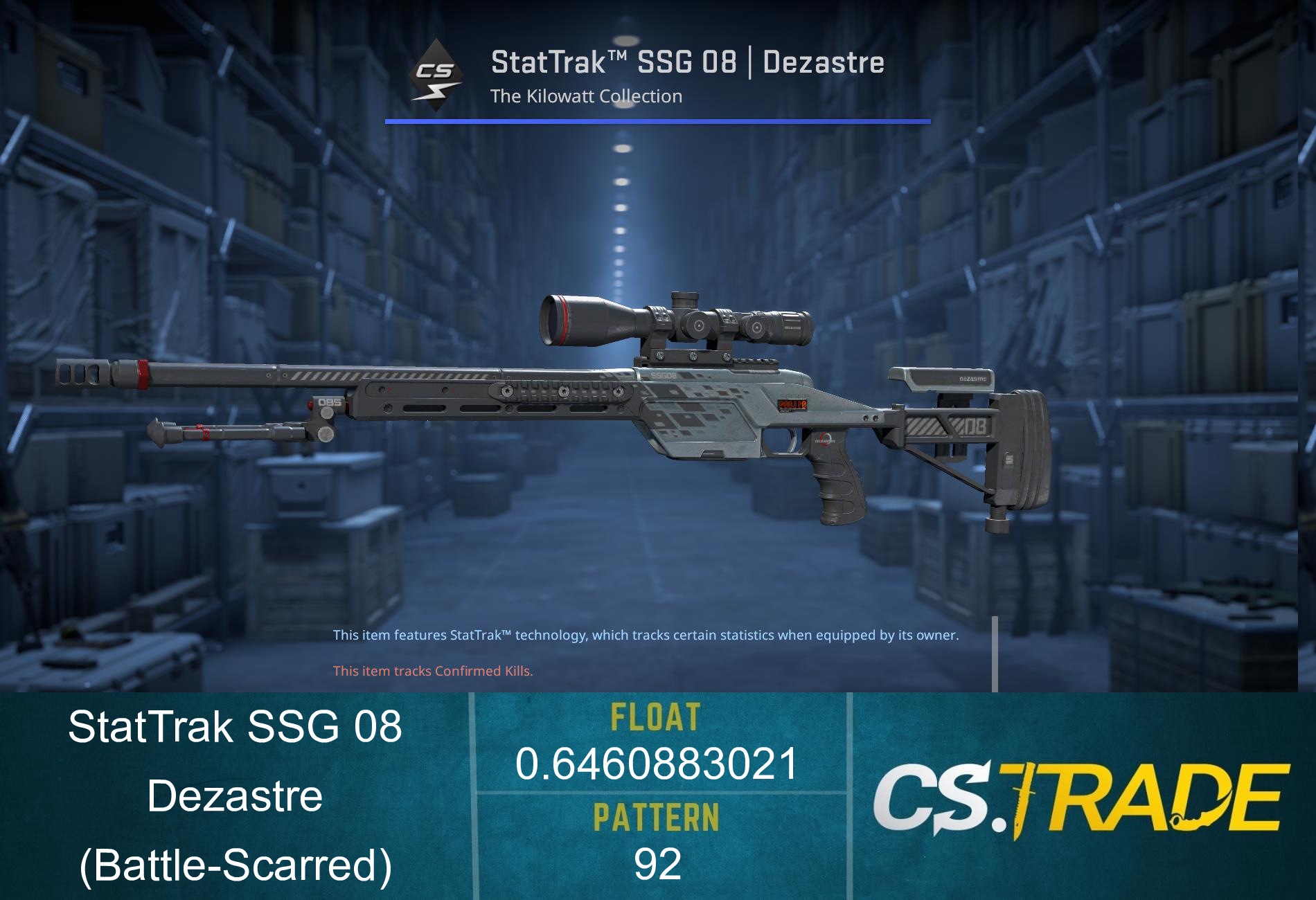 SSG 08 | Dezastre (Battle-Scarred) Screenshot