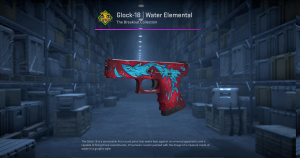 Glock-18 | Water Elemental (Field-Tested) Screenshot