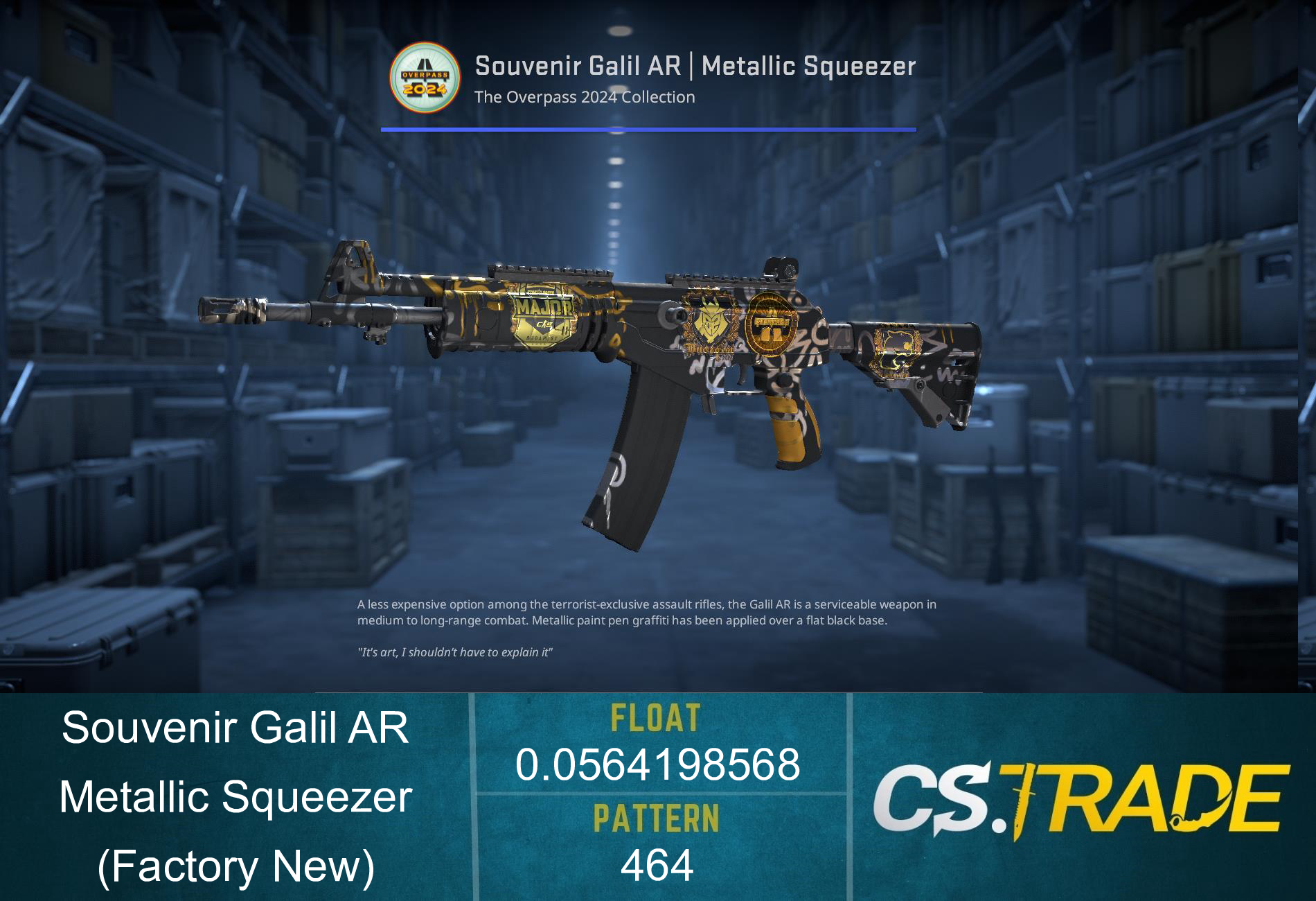 Galil AR | Metallic Squeezer (Factory New) Screenshot