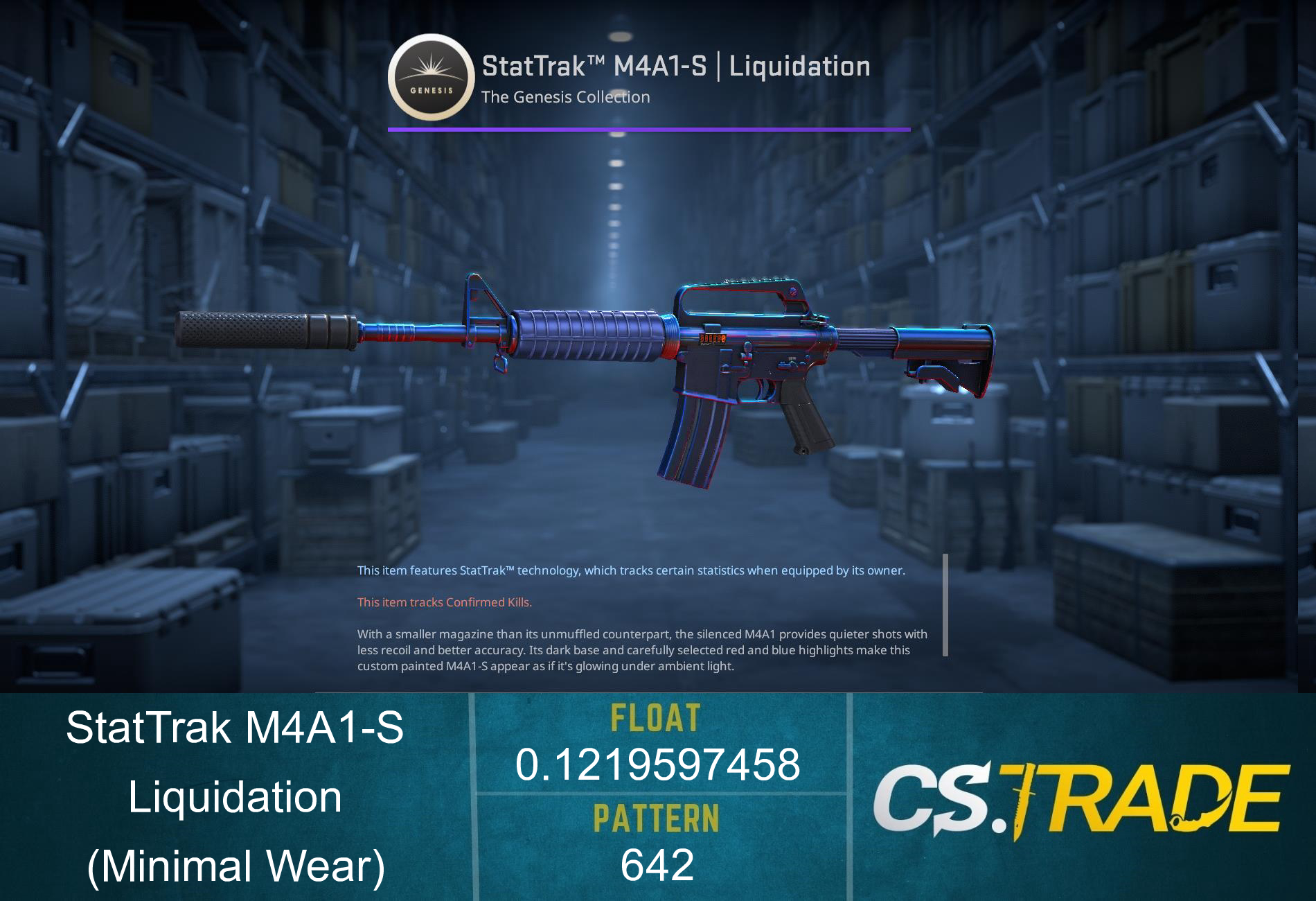 M4A1-S | Liquidation (Minimal Wear) Screenshot