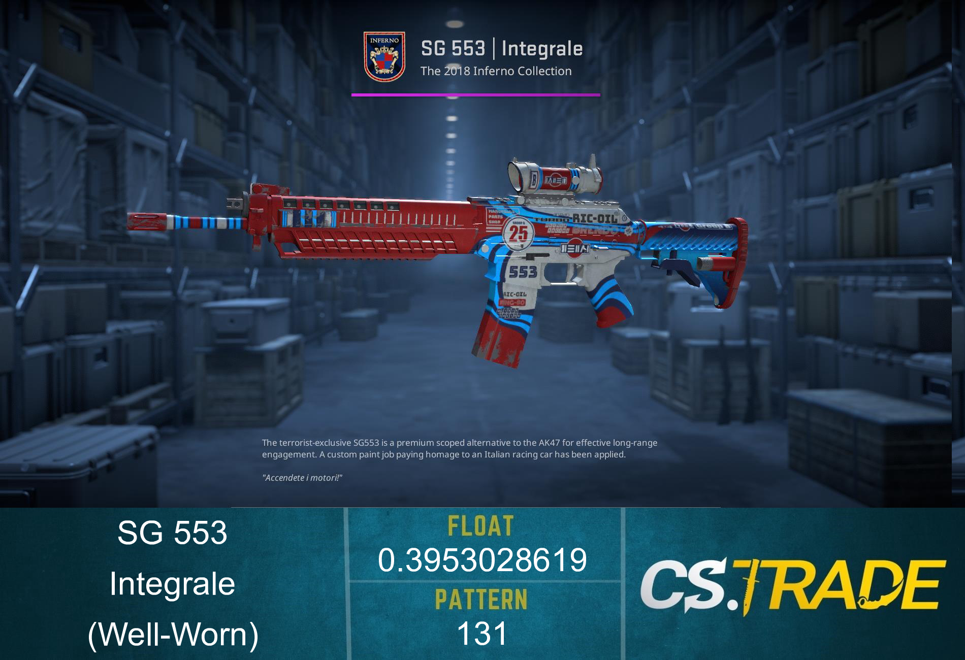 SG 553 | Integrale (Factory New) Screenshot