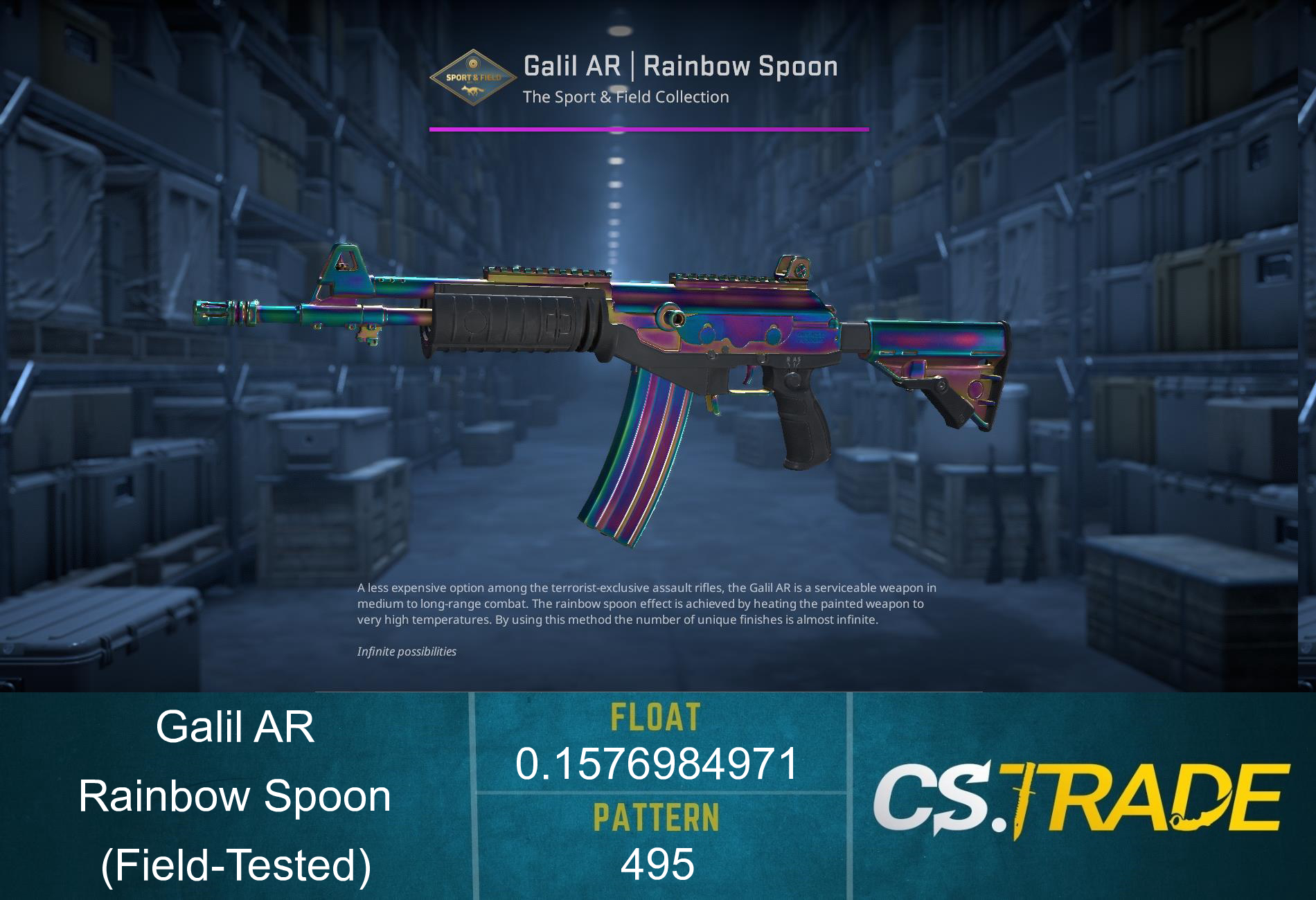 Galil AR | Rainbow Spoon (Field-Tested) Screenshot