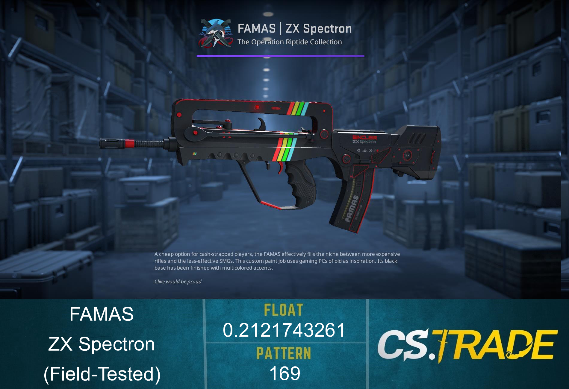 FAMAS | ZX Spectron (Field-Tested) Screenshot