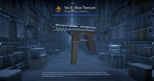 Tec-9 | Blue Titanium (Factory New) Screenshot