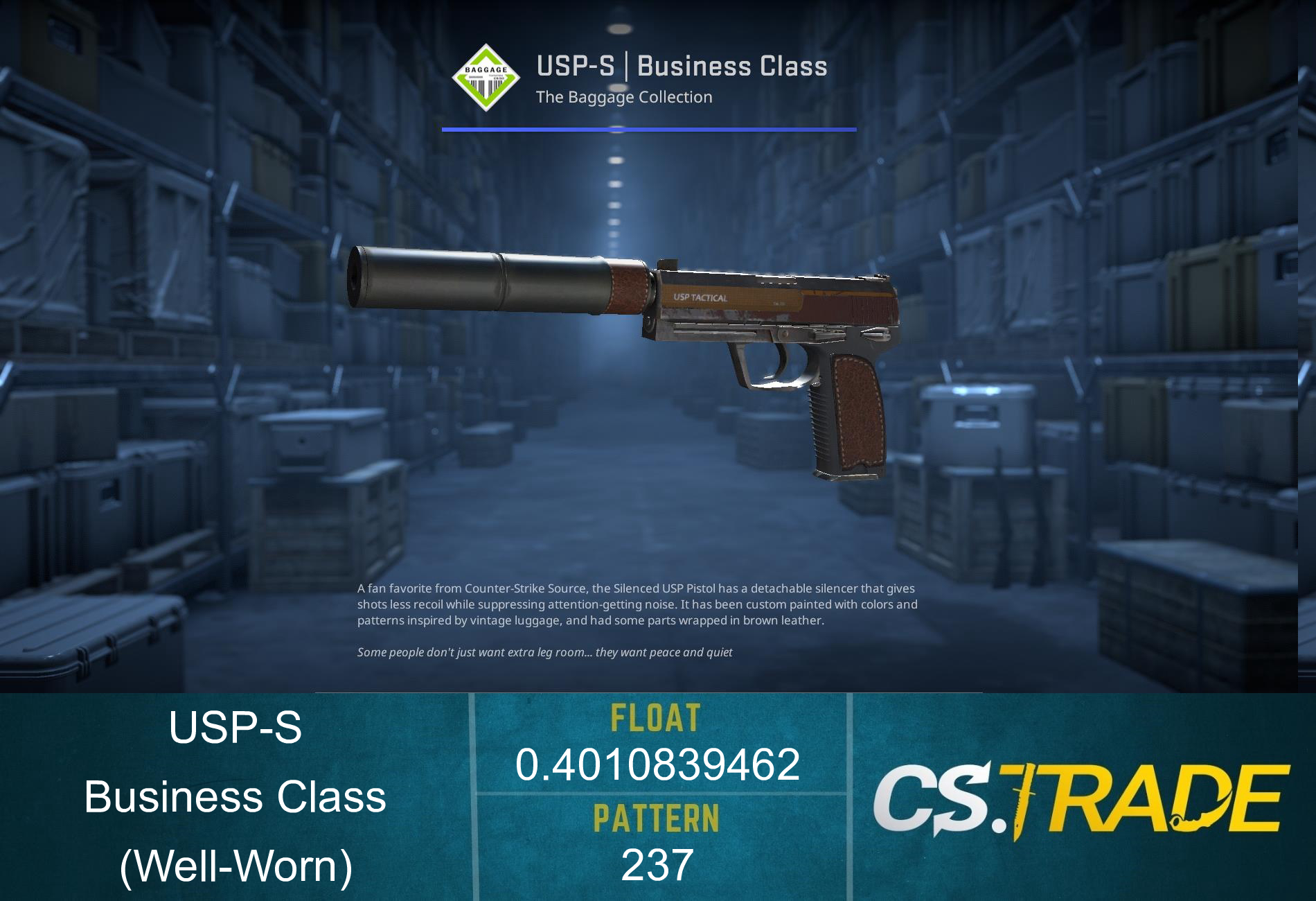 USP-S | Business Class (Well-Worn) Screenshot