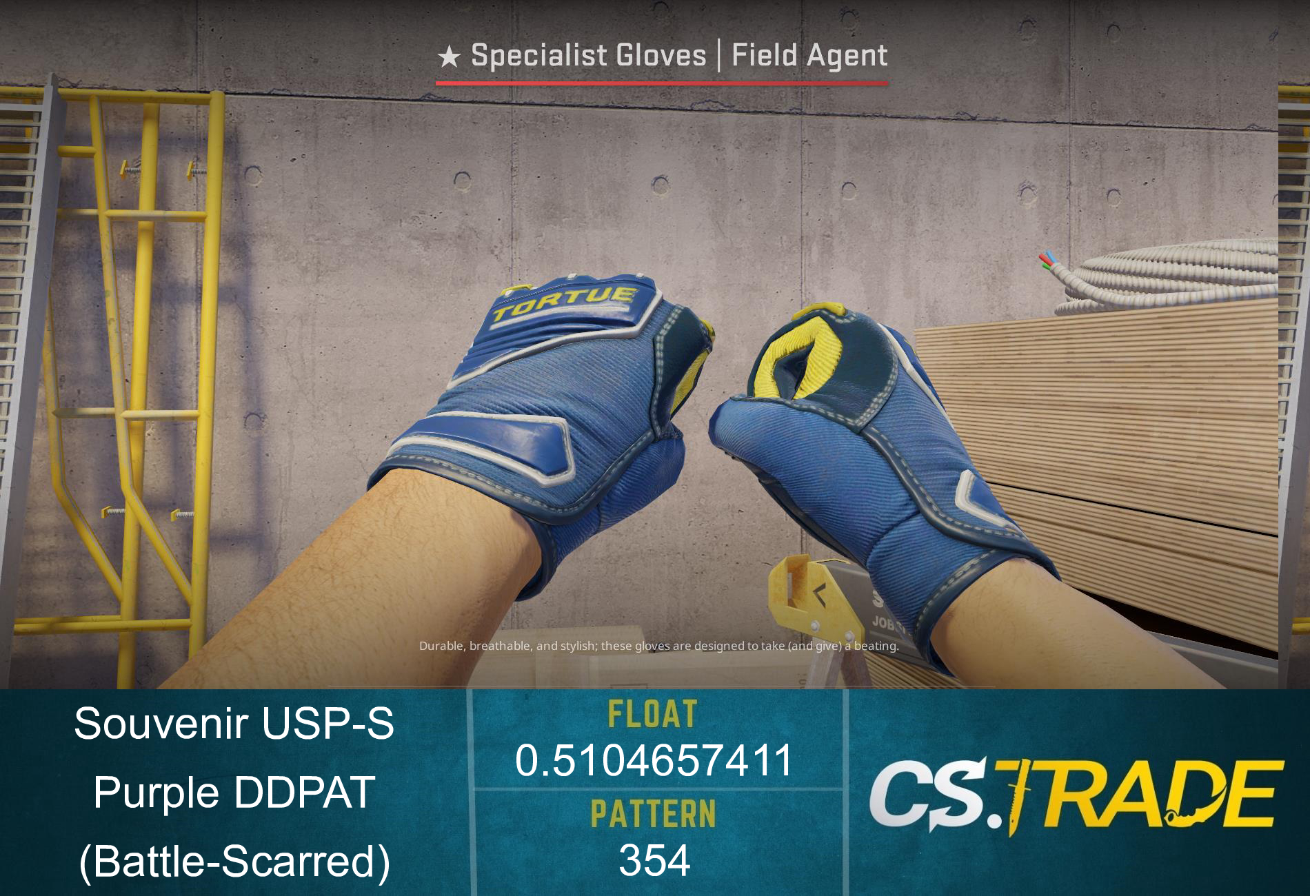 USP-S | Purple DDPAT (Battle-Scarred) Screenshot