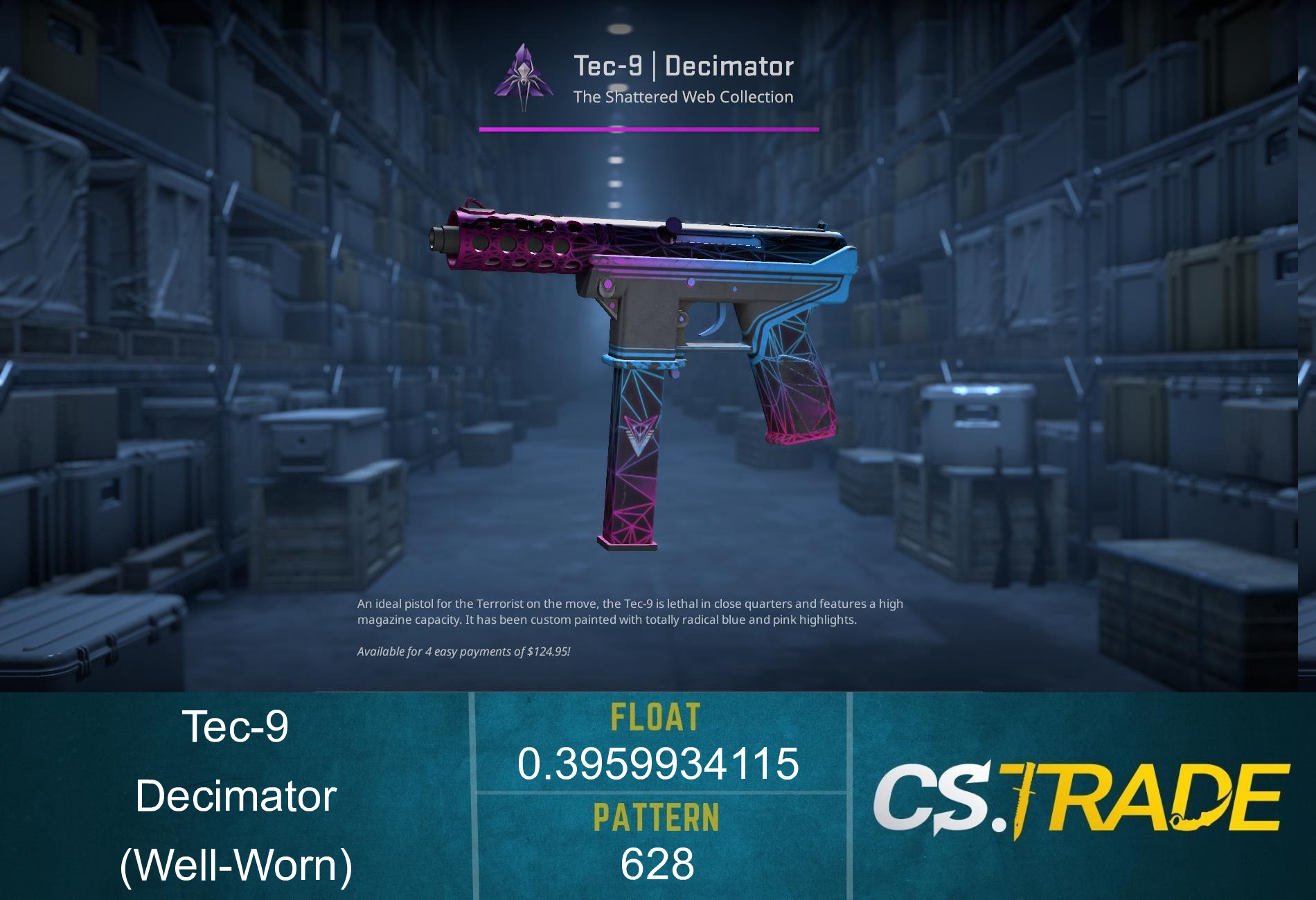 Tec-9 | Decimator (Well-Worn) Screenshot