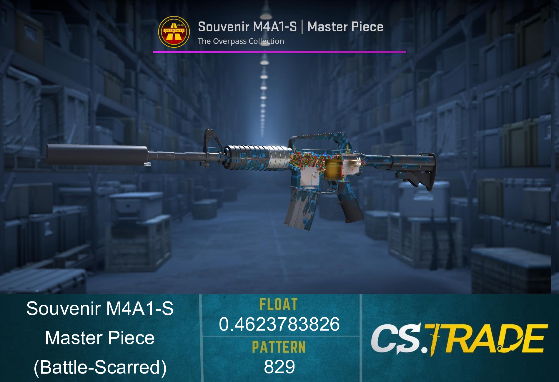 M4A1-S | Master Piece (Battle-Scarred) Screenshot