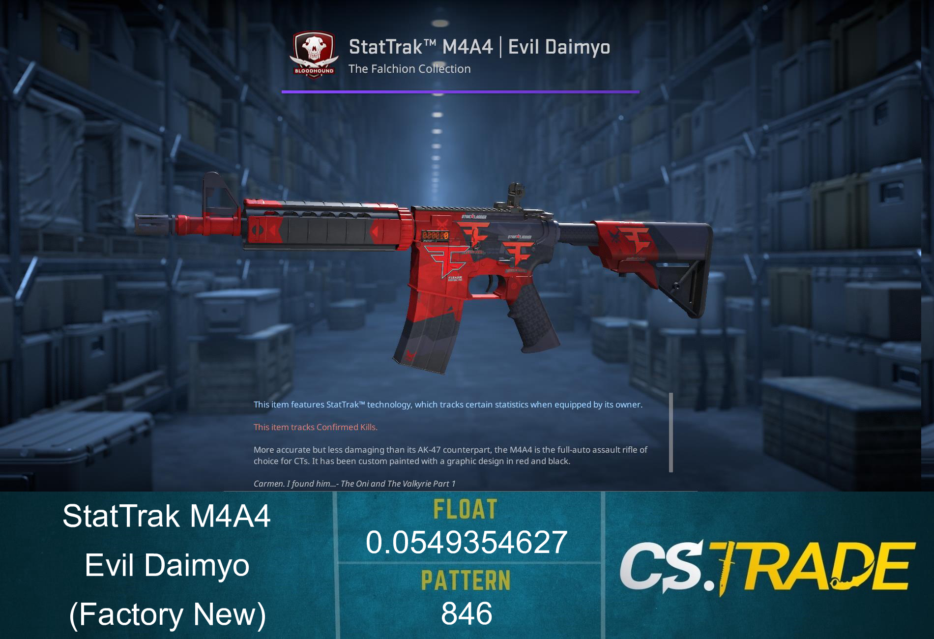 M4A4 | Evil Daimyo (Factory New) Screenshot