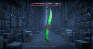 ★ Falchion Knife | Gamma Doppler Emerald (Factory New) Screenshot