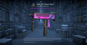 MAC-10 | Disco Tech (Well-Worn) Screenshot