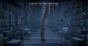 ★ StatTrak™ Kukri Knife | Night Stripe (Field-Tested) Screenshot