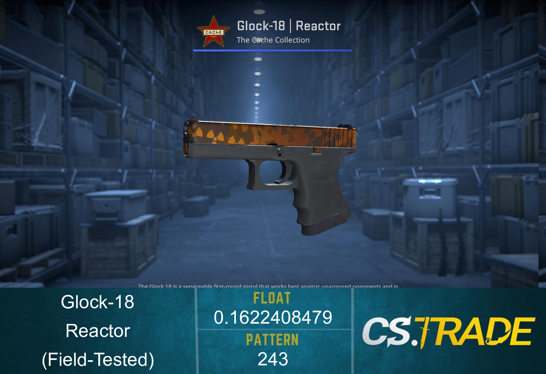 Glock-18 | Reactor (Field-Tested) Screenshot