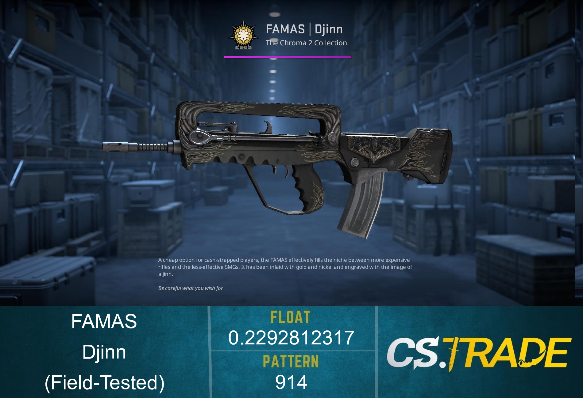 FAMAS | Djinn (Field-Tested) Screenshot