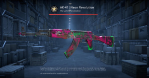 AK-47 | Neon Revolution (Battle-Scarred) Screenshot