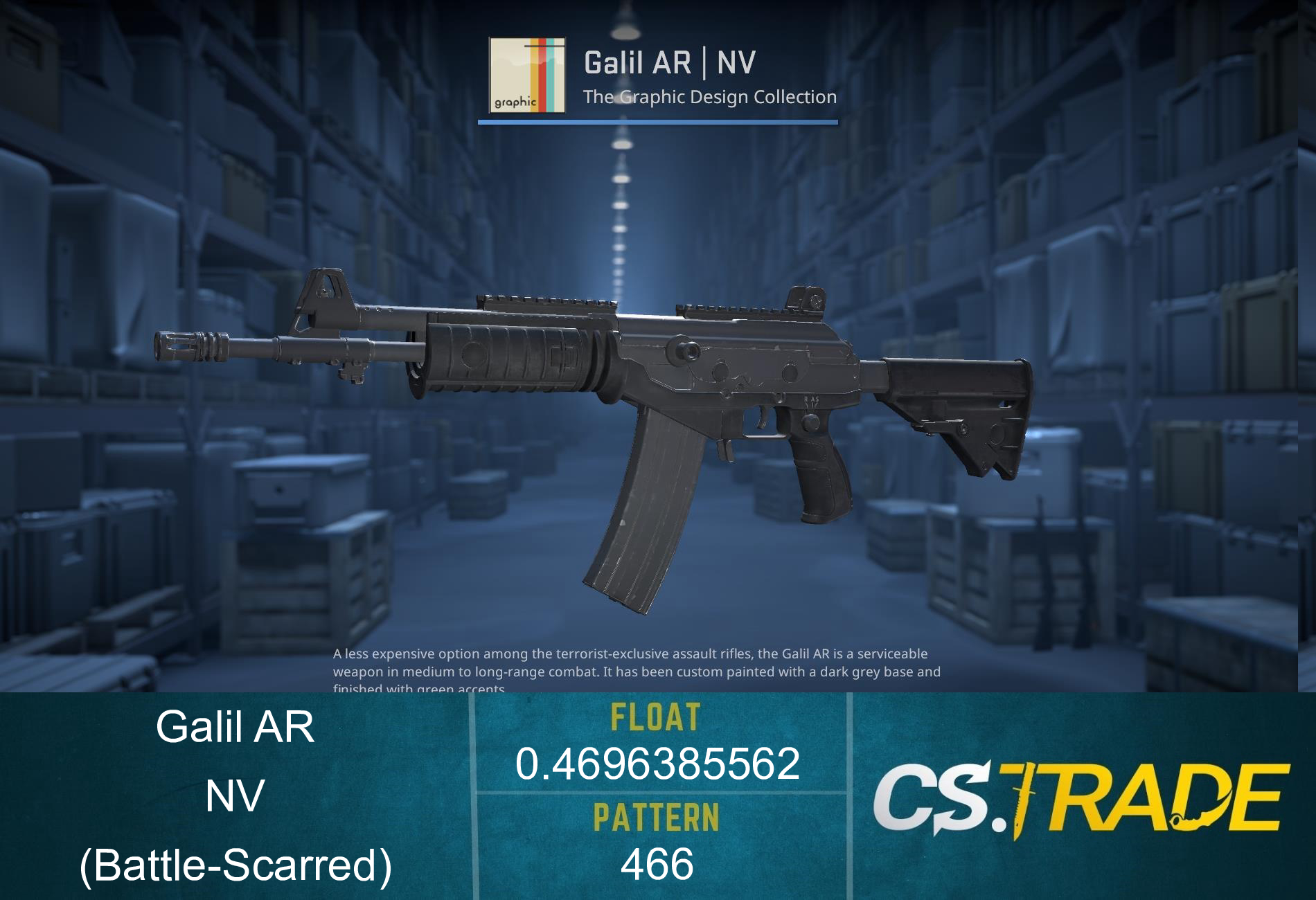 Galil AR | NV (Battle-Scarred) Screenshot