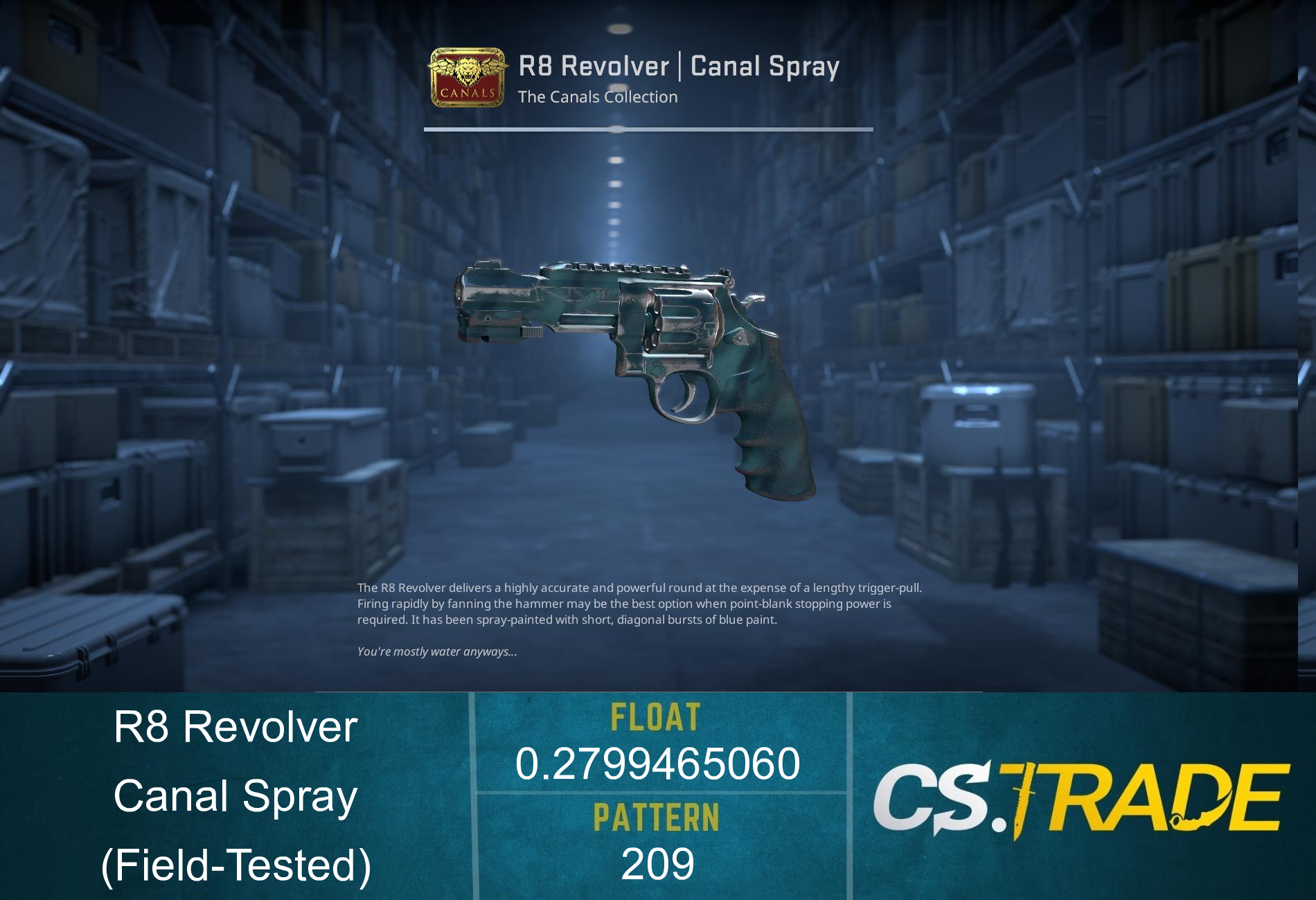 R8 Revolver | Canal Spray (Field-Tested) Screenshot