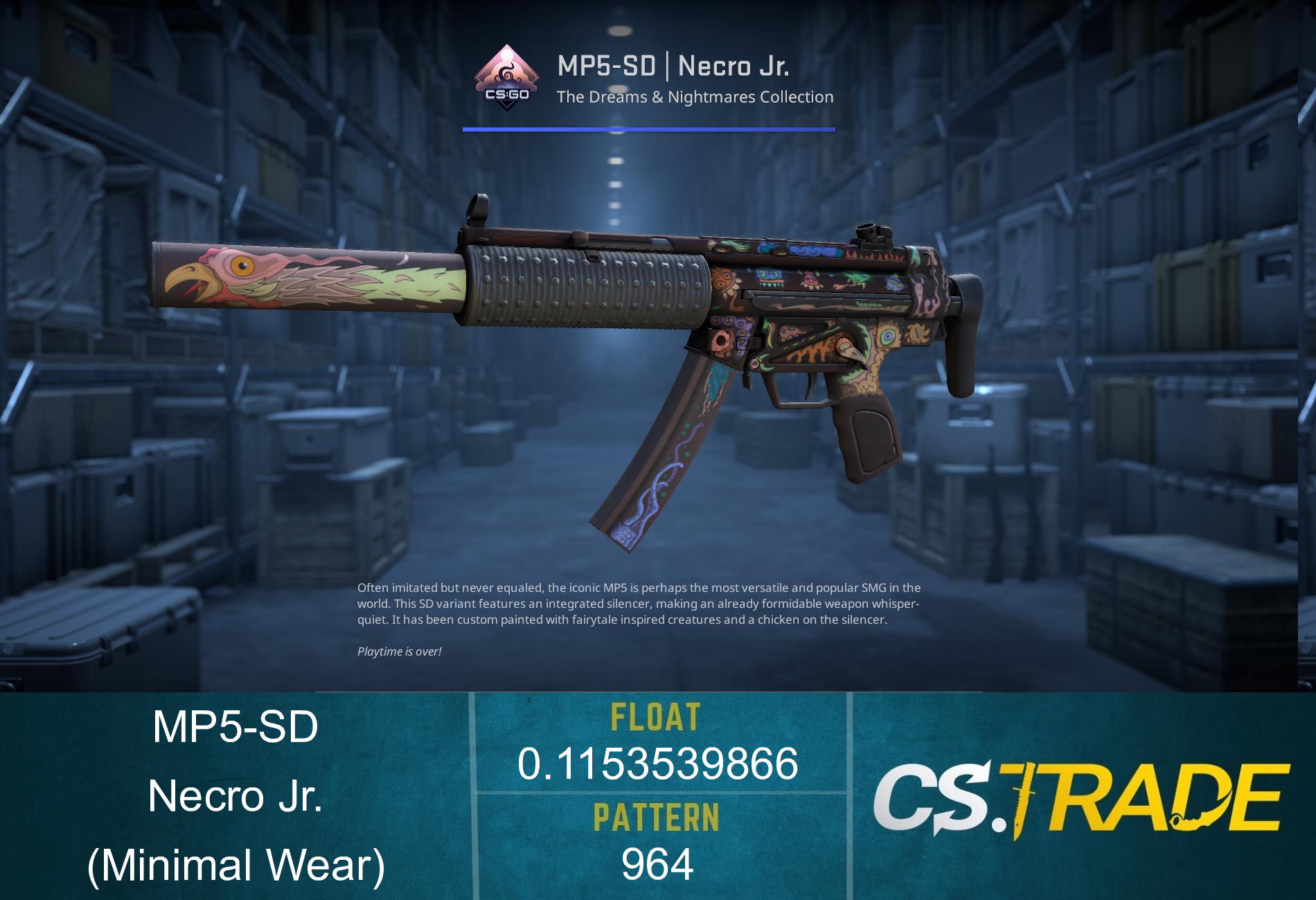 MP5-SD | Necro Jr. (Factory New) Screenshot