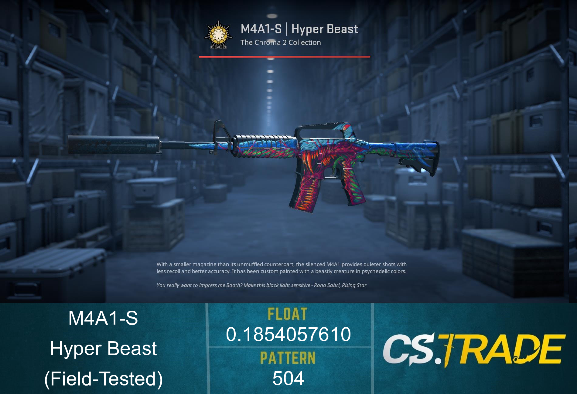 M4A1-S | Hyper Beast (Field-Tested) Screenshot