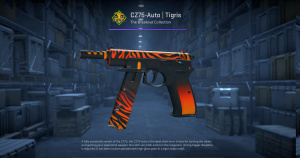 CZ75-Auto | Tigris (Minimal Wear) Screenshot