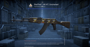 StatTrak™ AK-47 | Uncharted (Minimal Wear) Screenshot
