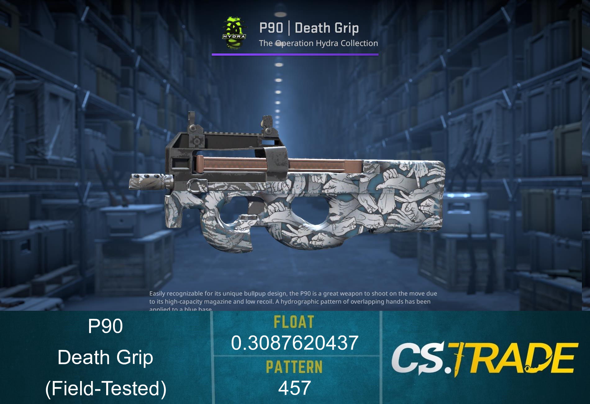 P90 | Death Grip (Field-Tested) Screenshot