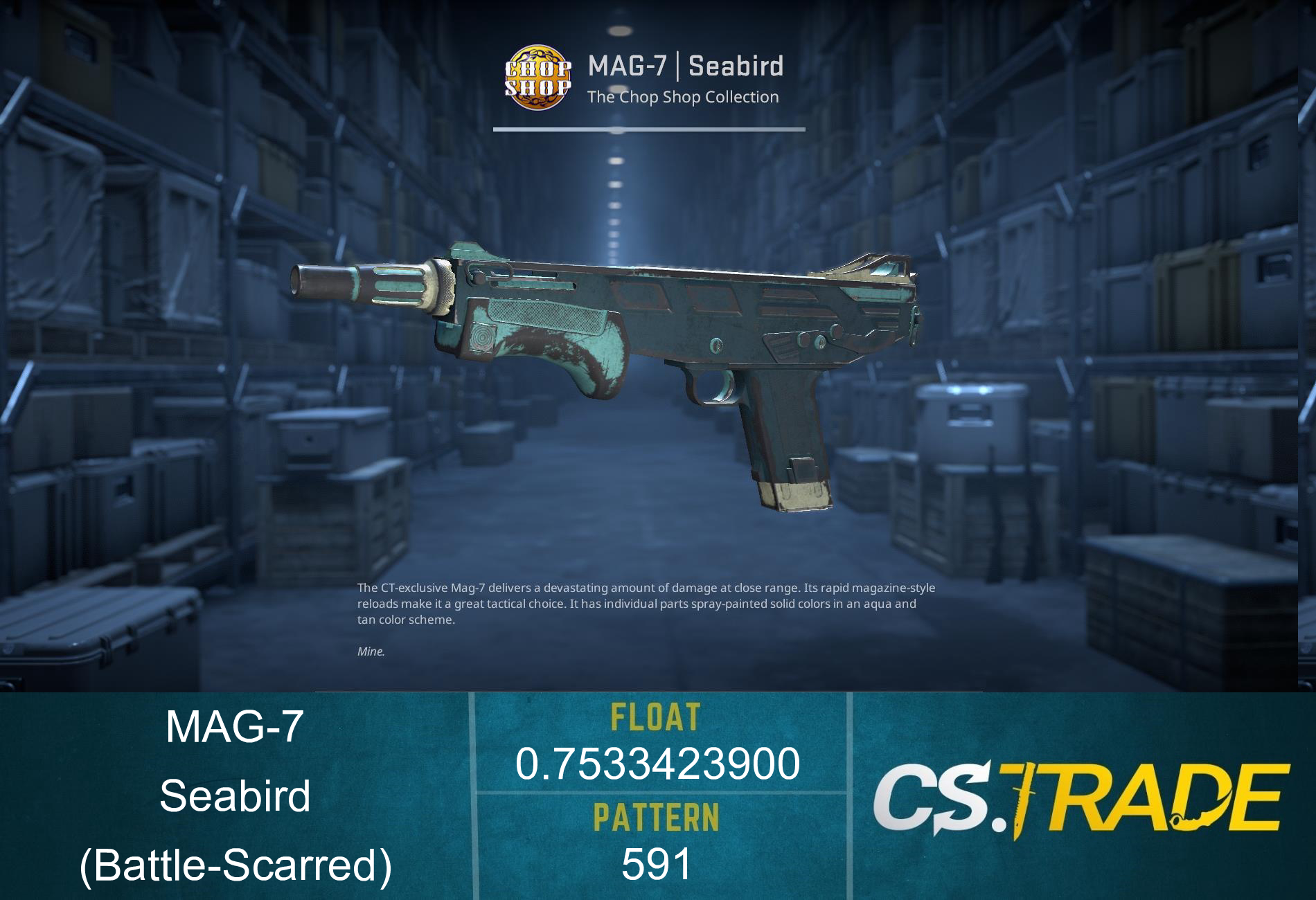 MAG-7 | Seabird (Battle-Scarred)