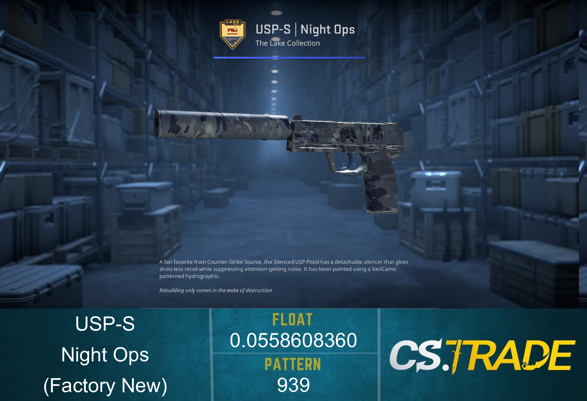 USP-S | Night Ops (Factory New) Screenshot