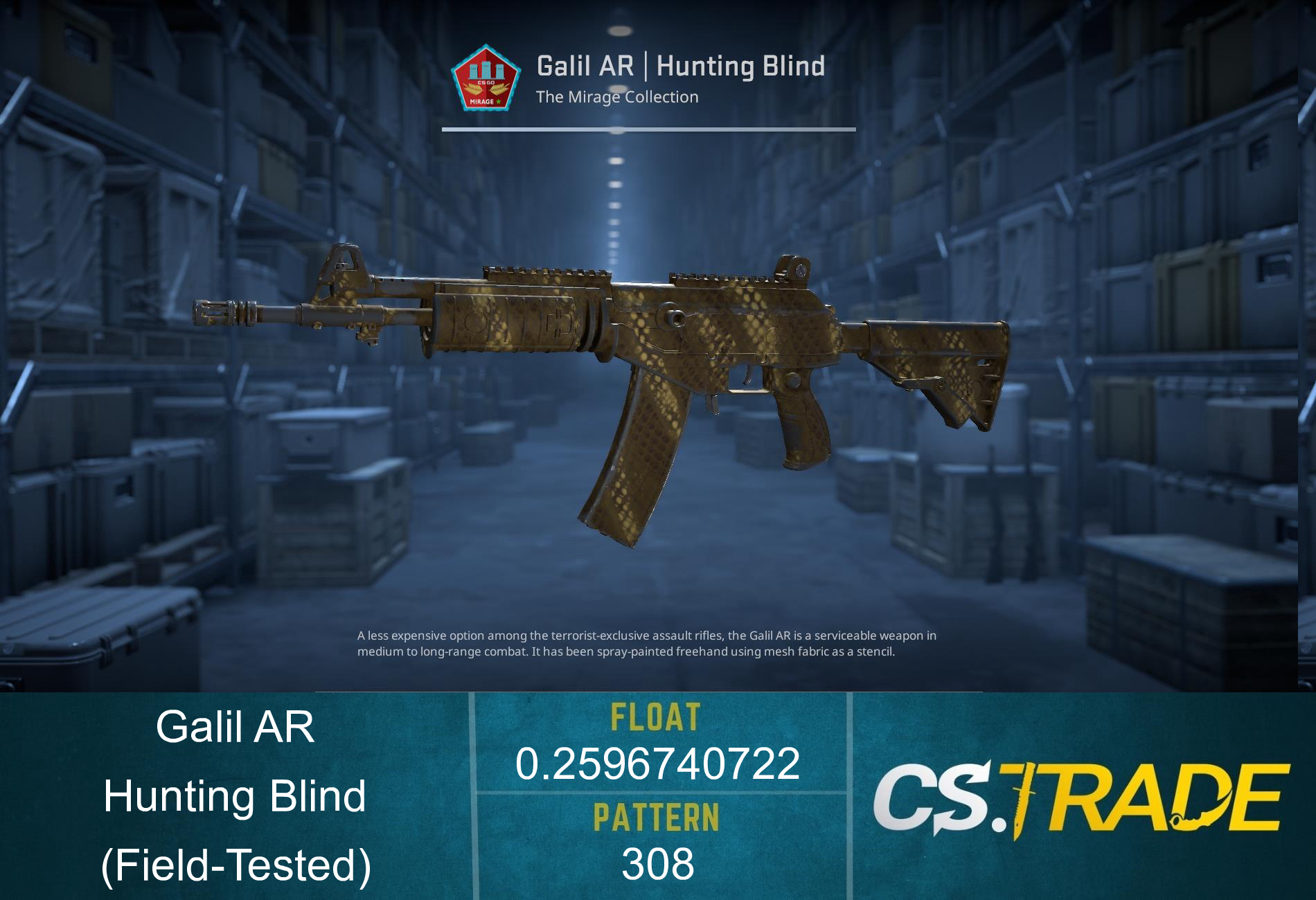 Galil AR | Hunting Blind (Well-Worn) Screenshot