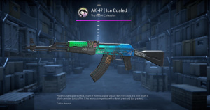 AK-47 | Ice Coaled (Well-Worn) Screenshot