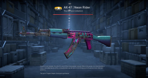 AK-47 | Neon Rider (Battle-Scarred) Screenshot