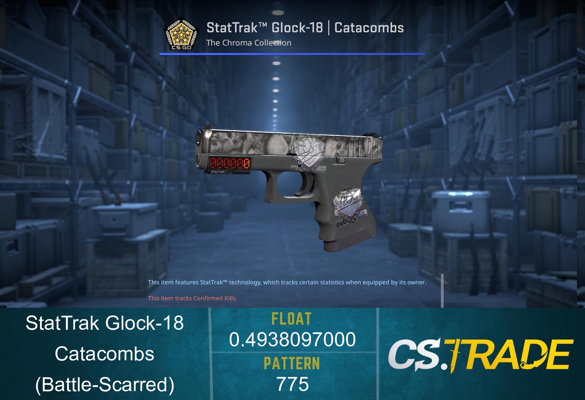 Glock-18 | Catacombs (Battle-Scarred) Screenshot