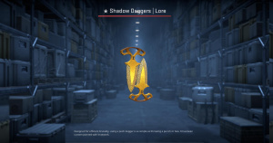 ★ Shadow Daggers | Lore (Battle-Scarred) Screenshot