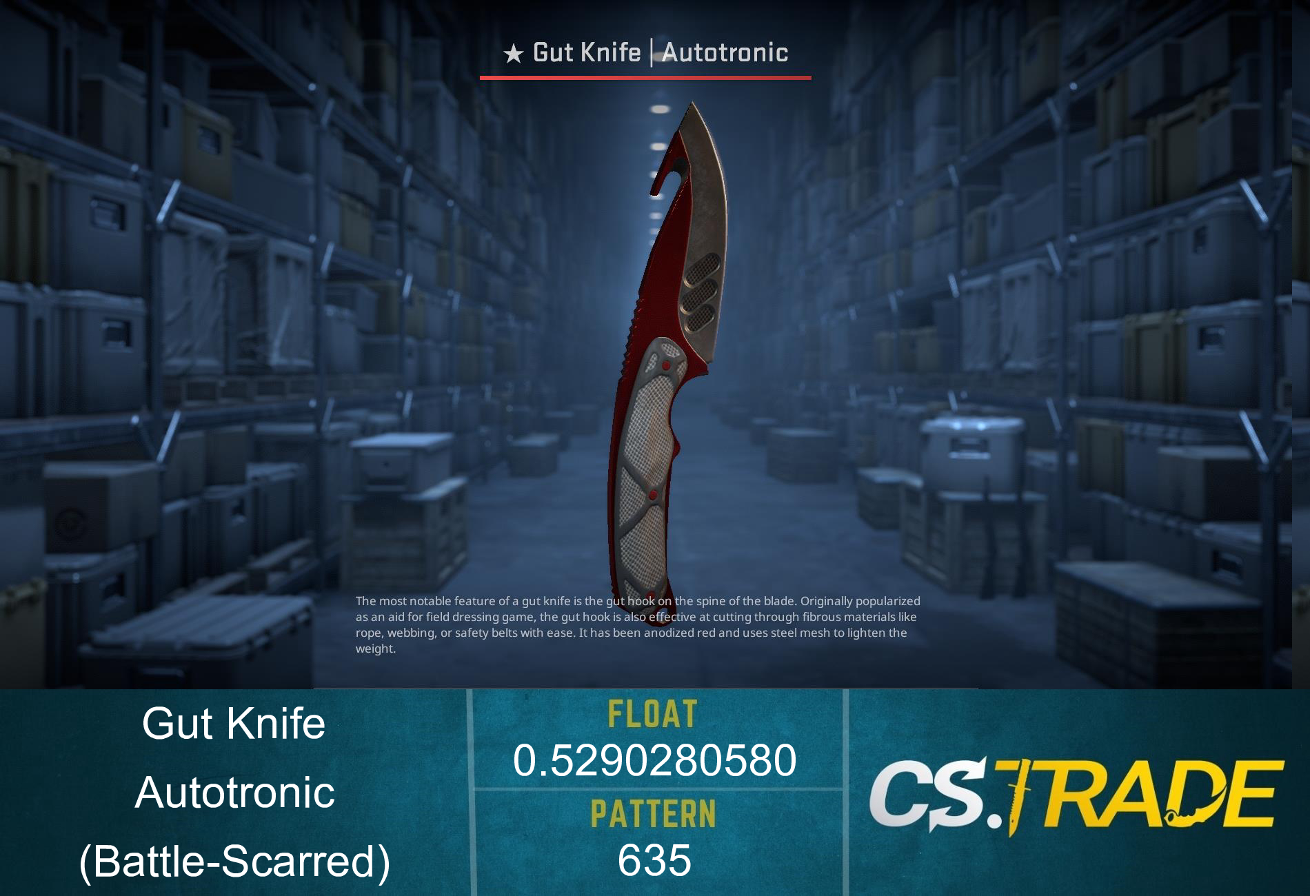 ★ Gut Knife | Autotronic (Factory New) Screenshot