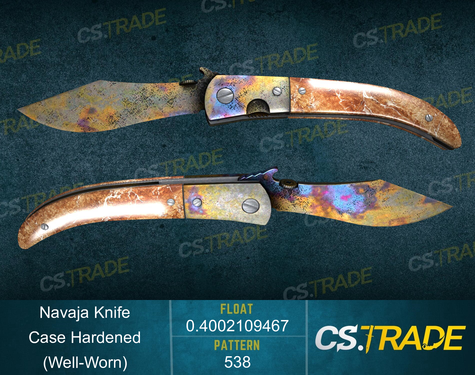★ Navaja Knife | Case Hardened (Well-Worn) Screenshot