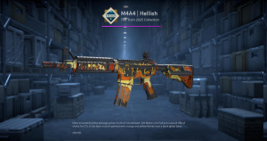 M4A4 | Hellish (Battle-Scarred) Screenshot