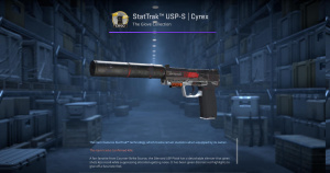 StatTrak™ USP-S | Cyrex (Battle-Scarred) Screenshot