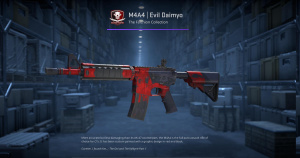 M4A4 | Evil Daimyo (Well-Worn) Screenshot