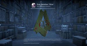 Dual Berettas | Briar (Factory New) Screenshot