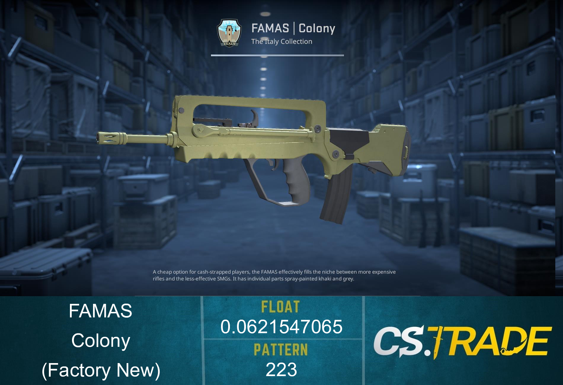 FAMAS | Colony (Factory New) Screenshot