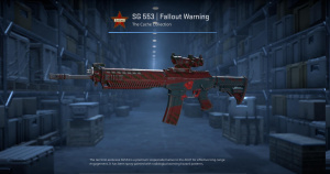 SG 553 | Fallout Warning (Field-Tested) Screenshot