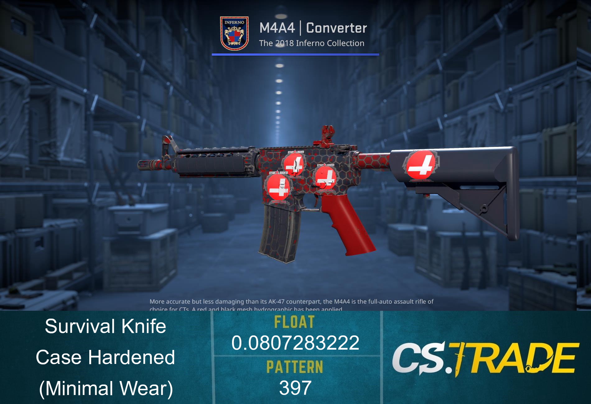 ★ Survival Knife | Case Hardened (Minimal Wear) Screenshot