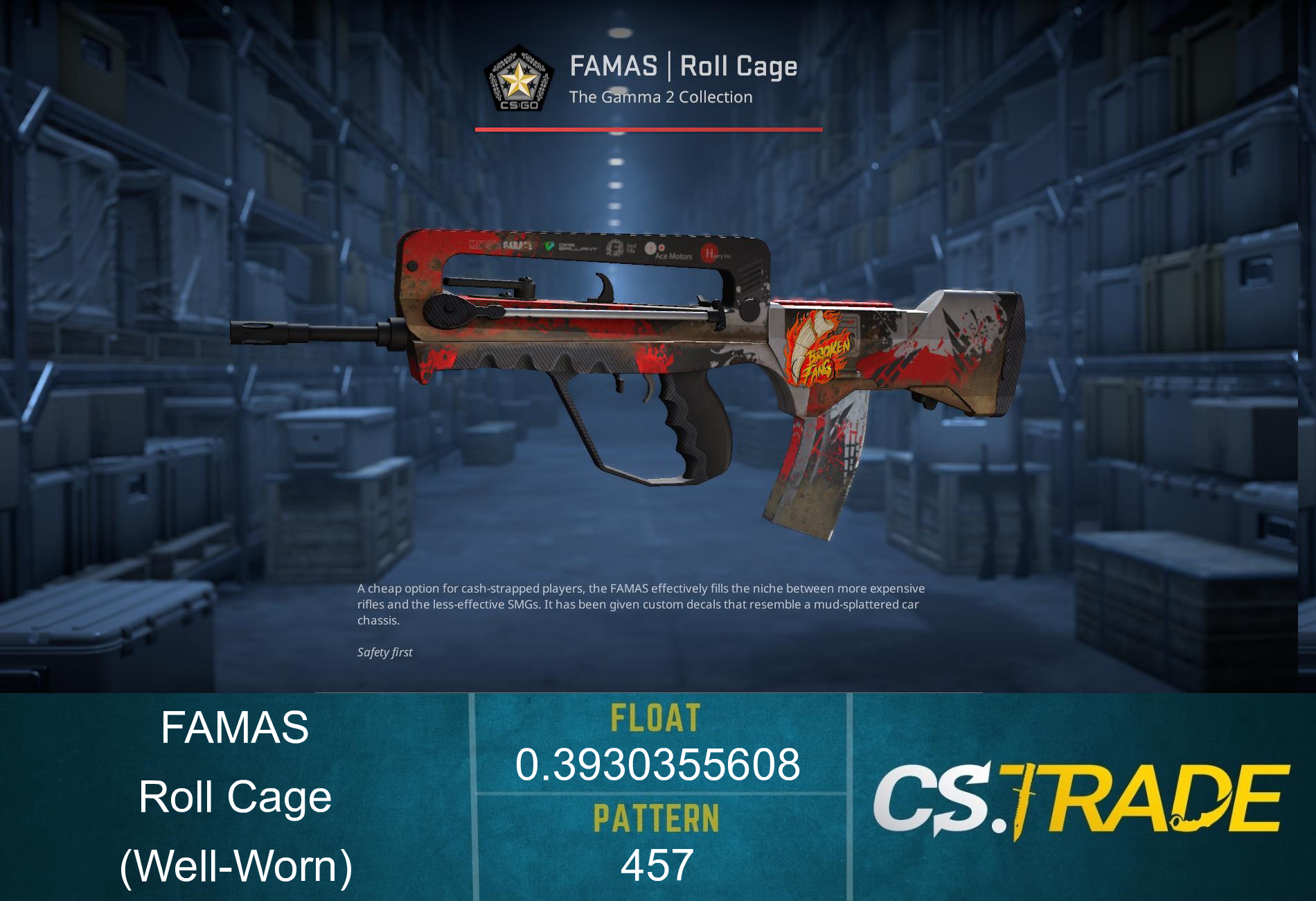 FAMAS | Roll Cage (Well-Worn) Screenshot