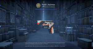 P250 | Asiimov (Well-Worn) Screenshot