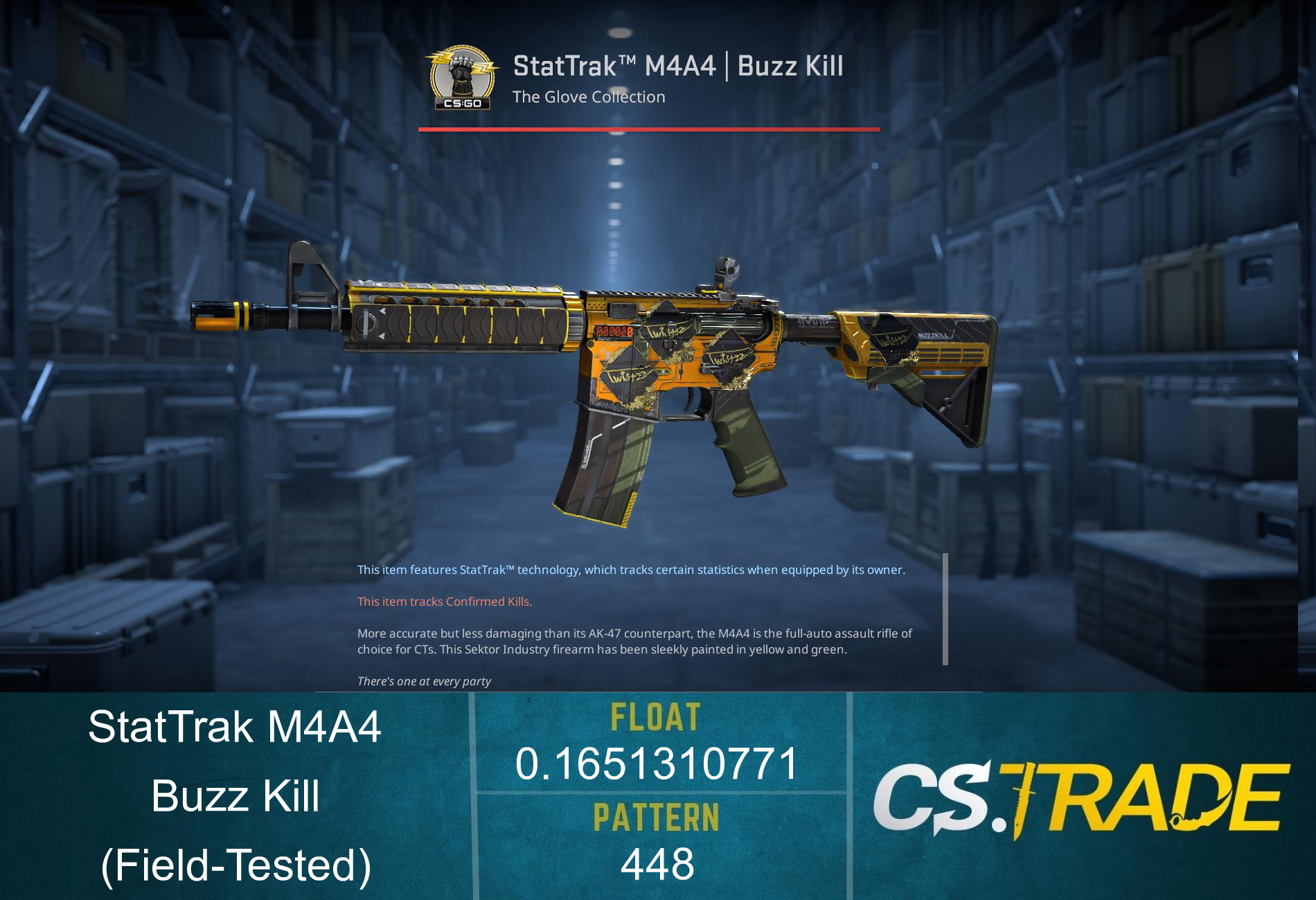 M4A4 | Buzz Kill (Field-Tested) Screenshot