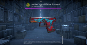 StatTrak™ Glock-18 | Water Elemental (Battle-Scarred) Screenshot