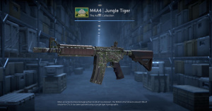 M4A4 | Jungle Tiger (Field-Tested) Screenshot