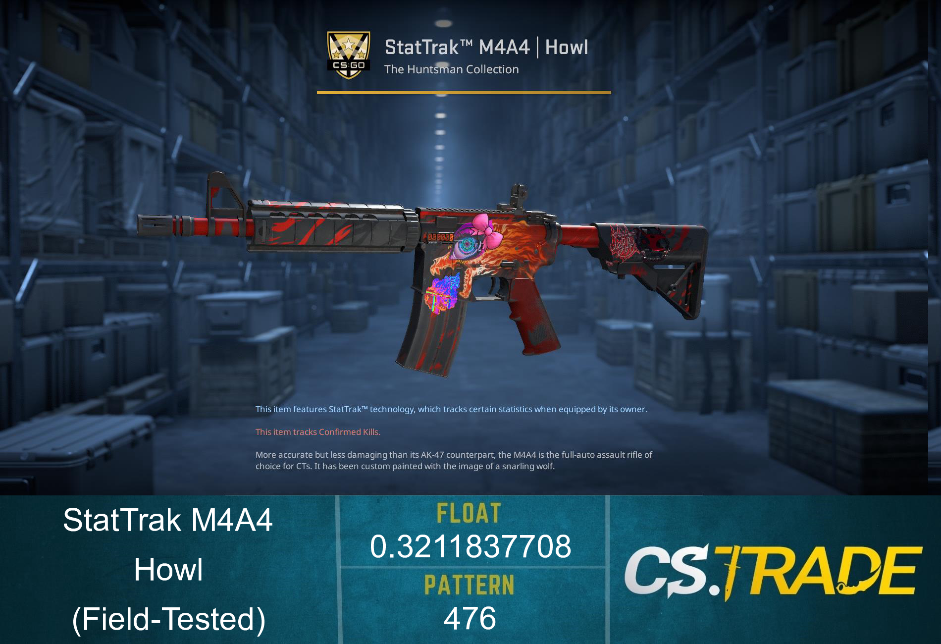 M4A4 | Howl (Field-Tested) Screenshot