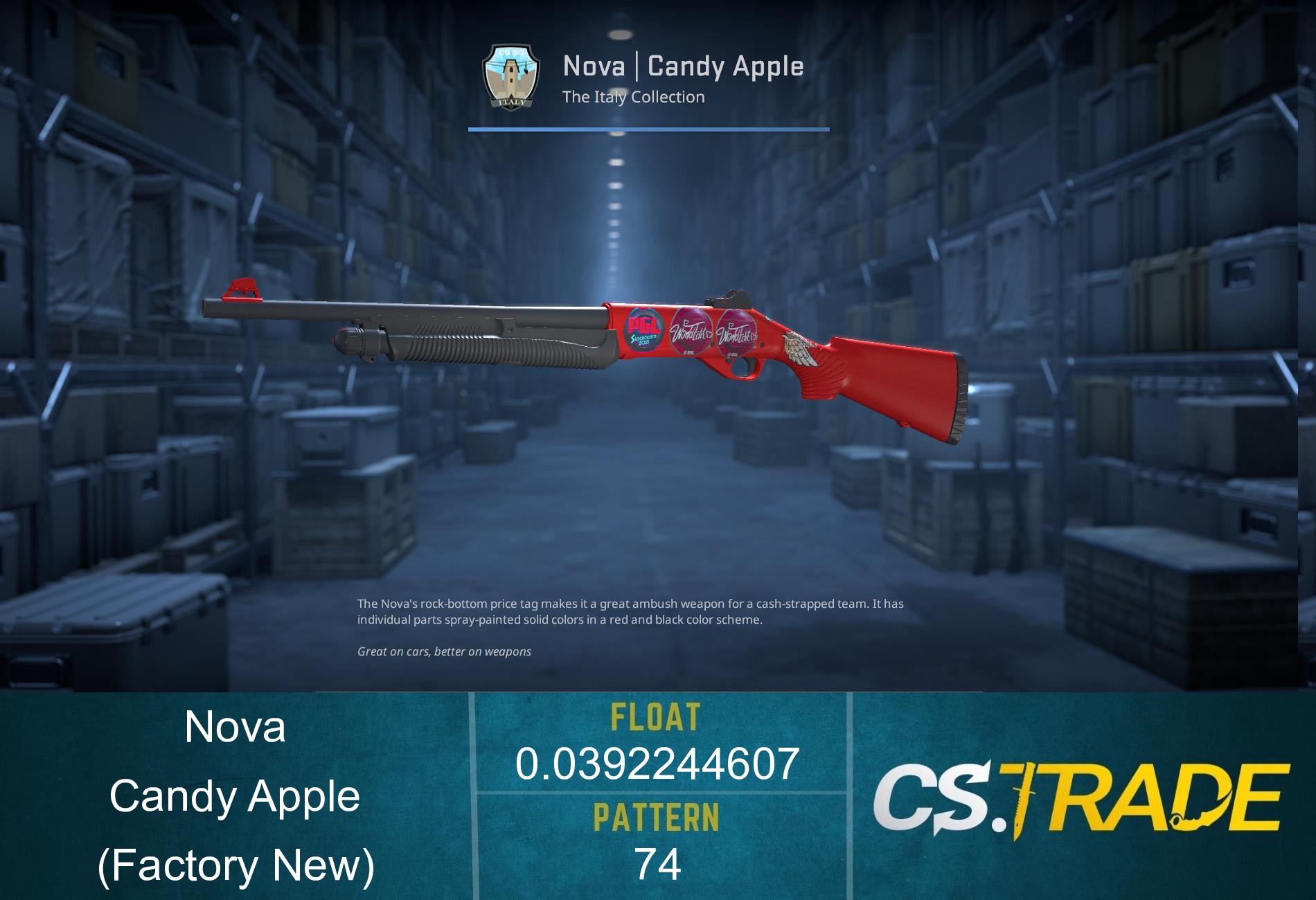 Nova | Candy Apple (Factory New) Screenshot