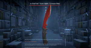 ★ StatTrak™ Kukri Knife | Crimson Web (Field-Tested) Screenshot